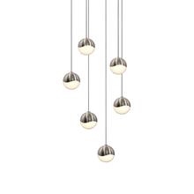 Sonneman 2915.13-SML - 6-Light Round Small LED Pendant