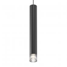 Sonneman 3059.25-CK25-J20 - 3&#34; Tall LED Pendant w/ Clear Ribbon Glass Trim and 25? Narrow Flood Lens