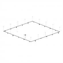 Sonneman SLS4239-K - 12&#39; x 12&#39; 1-Tier Path Square w/ Precise & Power Precise Cylinder Luminaires