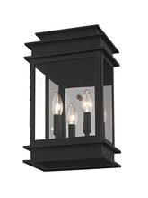 Livex Lighting 2016-04 - Princeton 2 Light Black Outdoor Wall Lantern