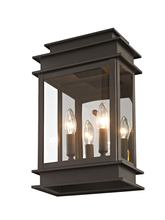 Livex Lighting 2016-07 - Princeton 2 Light Bronze Outdoor Wall Lantern