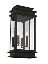 Livex Lighting 2018-04 - Princeton 2 Light Black Outdoor Wall Lantern