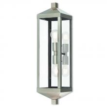 Livex Lighting 20583-91 - Nyack Long 2 Lt Outdoor Wall Lantern in Brushed Nickel