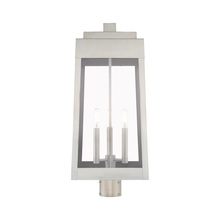 Livex Lighting 20859-91 - Oslo Large Outdoor Post Top Lantern in Brushed Nickel