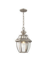 Livex Lighting 2152-91 - Monterey 1 Light BN Outdoor Chain Lantern