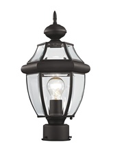 Livex Lighting 2153-07 - Monterey 1 Light Bronze Outdoor Post Lantern