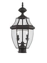 Livex Lighting 2254-07 - Monterey 2 Light Bronze Outdoor Post Lantern