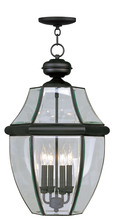 Livex Lighting 2357-04 - Monterey 4 Light Black Outdoor Hanging Lantern