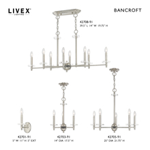 Livex Lighting 42701-91 - 1 Lt Brushed Nickel Wall Sconce