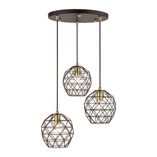 Livex Lighting 46593-07 - 3 Lt Bronze Pendant