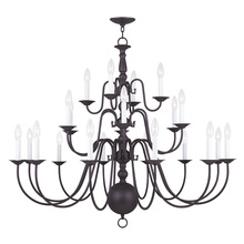 Livex Lighting 5015-07 - 22 Light Bronze Chandelier