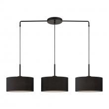 Livex Lighting 50273-04 - 3 Light Black Large Linear Chandelier