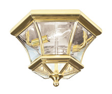 Livex Lighting 7052-02 - Monterey / Georgetown 2 Light Polished Brass Ceiling Mount