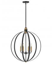 Lark 83034BK - Cirque Medium Orb Chandelier