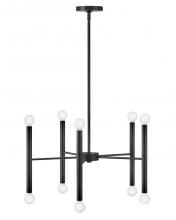 Lark 83198BK - Millie Medium Multi Tier Convertible Chandelier