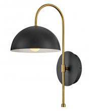 Lark 83300BK - Lou Medium Single Light Sconce