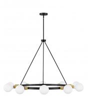 Lark 83610BK - Orla Large Single Tier Chandelier