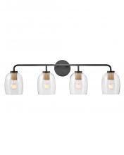 Lark 85014BK - Percy Large Four Light Vanity