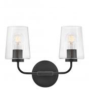 Lark 853452BK-CL - Kline Small Two Light Vanity