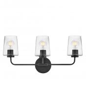 Lark 853453BK-CL - Kline Medium Three Light Vanity