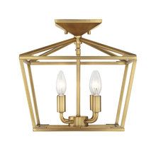 Savoy House 6-328-4-322 - Townsend 4-Light Ceiling Light in Warm Brass