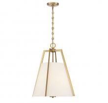 Savoy House 7-1875-3-322 - Mansfield 3-Light Pendant in Warm Brass