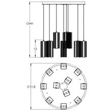 Hammerton CHB0020-11-MB-0-C01-E2 - Downtown Mesh Round Multi-Port-11