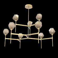 Hammerton CHB0039-55-GB-B-001-L3 - Gem Round Belvedere Chandelier-55-Gilded Brass