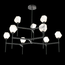 Hammerton CHB0039-55-MB-A-001-L3 - Gem Round Belvedere Chandelier-55-Matte Black