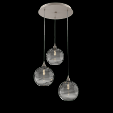 Hammerton CHB0047-03-BS-OS-C01-E2 - Terra Round 3pc Multi-Pendant