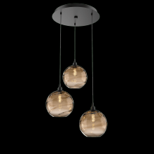 Hammerton CHB0047-03-MB-OB-C01-E2 - Terra Round 3pc Multi-Pendant