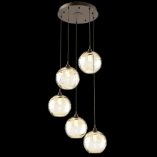 Hammerton CHB0047-05-FB-OA-C01-E2 - Terra Round 5pc Multi-Pendant