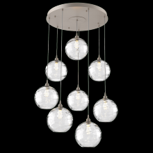 Hammerton CHB0047-08-BS-OC-C01-E2 - Terra Round 8pc Multi-Pendant