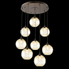 Hammerton CHB0047-08-FB-OA-C01-E2 - Terra Round 8pc Multi-Pendant