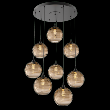 Hammerton CHB0047-08-MB-OB-C01-E2 - Terra Round 8pc Multi-Pendant