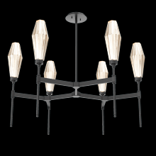 Hammerton CHB0049-37-MB-RA-001-L3 - Aalto Round Belvedere Chandelier-37-Matte Black