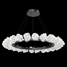 Hammerton CHB0059-50-MB-BC-CA1-L3 - Blossom Ring Chandelier - 50-Matte Black