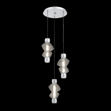 Hammerton CHB0089-D3-CS-S-C01-L3 - Mandrel Round 3pc Multi-Pendant - Mesa