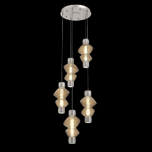 Hammerton CHB0089-D5-BS-B-C01-L3 - Mandrel Round 5pc Multi-Pendant - Mesa