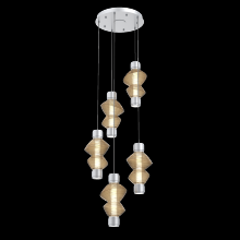 Hammerton CHB0089-D5-CS-B-C01-L3 - Mandrel Round 5pc Multi-Pendant - Mesa