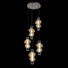 Hammerton CHB0089-D5-FB-B-C01-L3 - Mandrel Round 5pc Multi-Pendant - Mesa