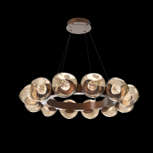 Hammerton CHB0095-36-BB-FB-CA1-L3 - Luna Radial Ring Chandelier