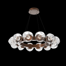 Hammerton CHB0095-36-BB-FC-CA1-L3 - Luna Radial Ring Chandelier