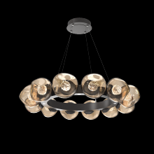 Hammerton CHB0095-36-GP-FB-CA1-L3 - Luna Radial Ring Chandelier