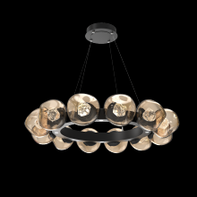 Hammerton CHB0095-36-MB-ZB-CA1-L3 - Luna Radial Ring Chandelier