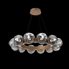 Hammerton CHB0095-36-NB-GS-CA1-L3 - Luna Radial Ring Chandelier