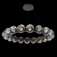 Hammerton CHB0095-48-FB-FS-CA1-L3 - Luna Radial Ring Chandelier