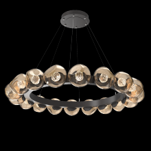 Hammerton CHB0095-48-GP-FB-CA1-L3 - Luna Radial Ring Chandelier