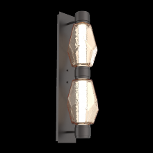 Hammerton IDB0039-D2-GP-A-L3 - Mandrel Double Sconce - Gem