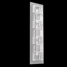 Hammerton IDB0087-01-CS-TE-L2 - Tessera  Sconce (S)-Classic Silver-Tetro Cast Glass